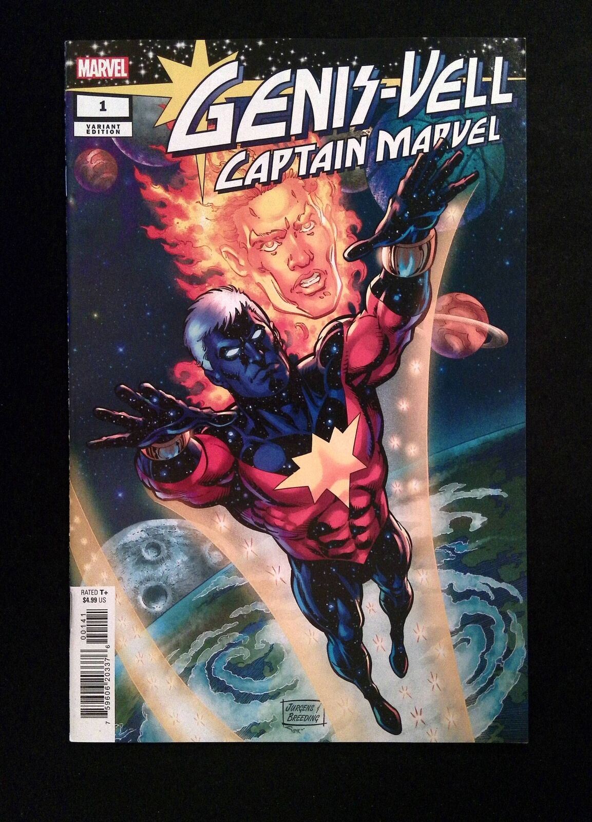 Genis-Vell Captain Marvel #1D Marvel Comics 2022 NM Jurgens Variant