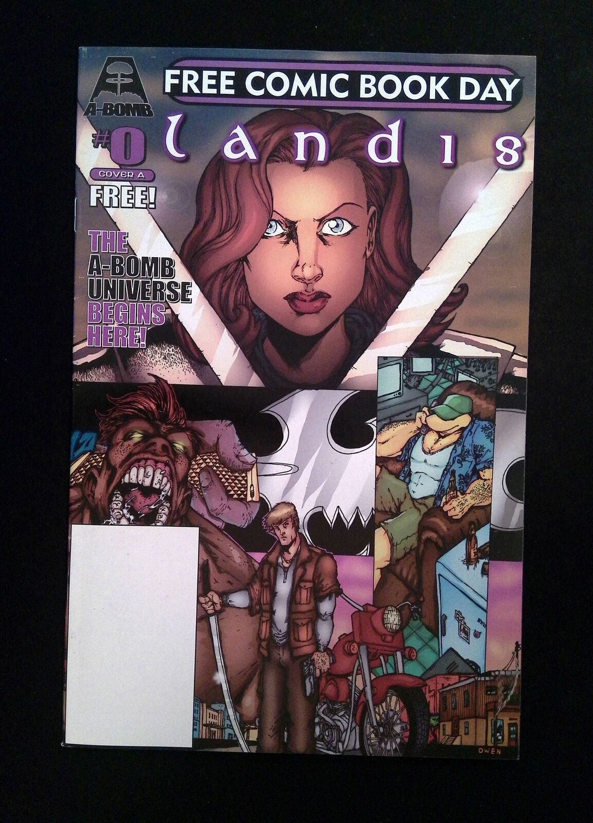 Landis #0 A-Bomb Comics 2003 VF+ FCBD