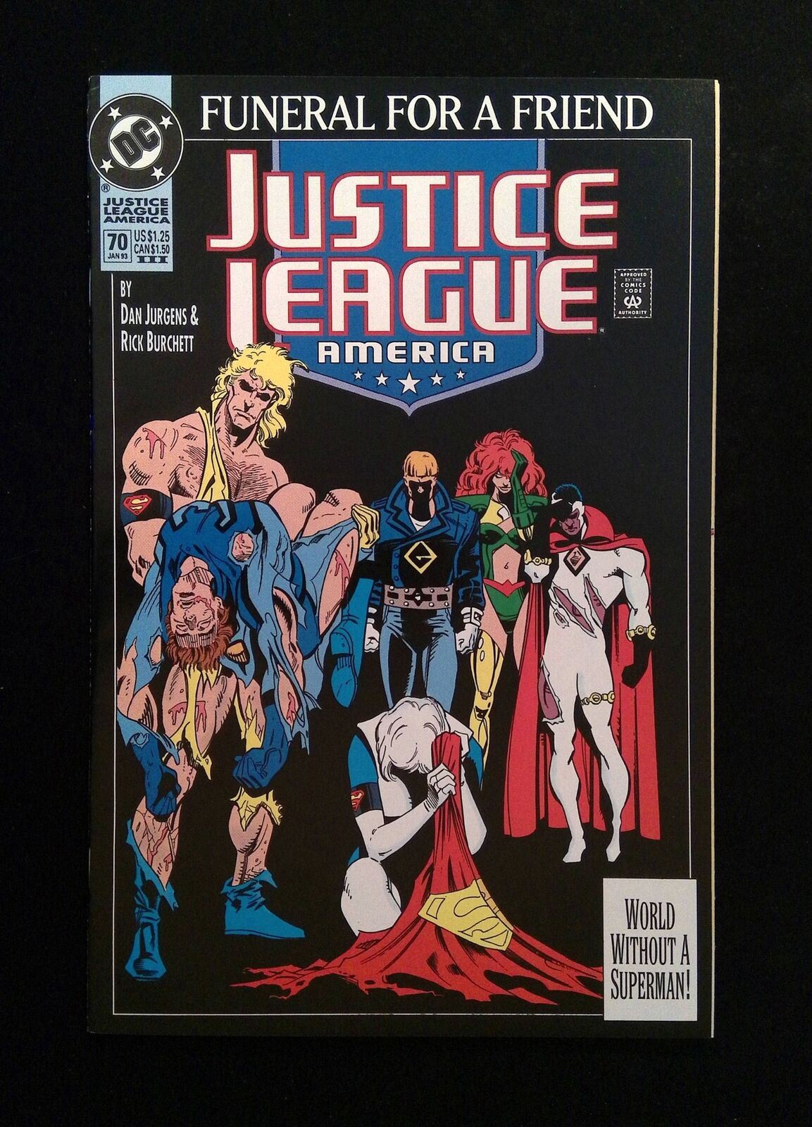 Justice League America #70REP.2ND DC Comics 1993 VF+ 2nd Printing