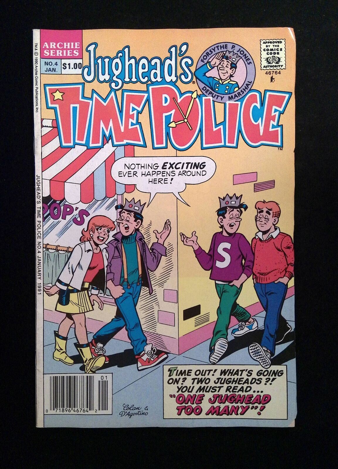 Jughead's Time Police #4 Archie Comics 1991 FN- Newsstand