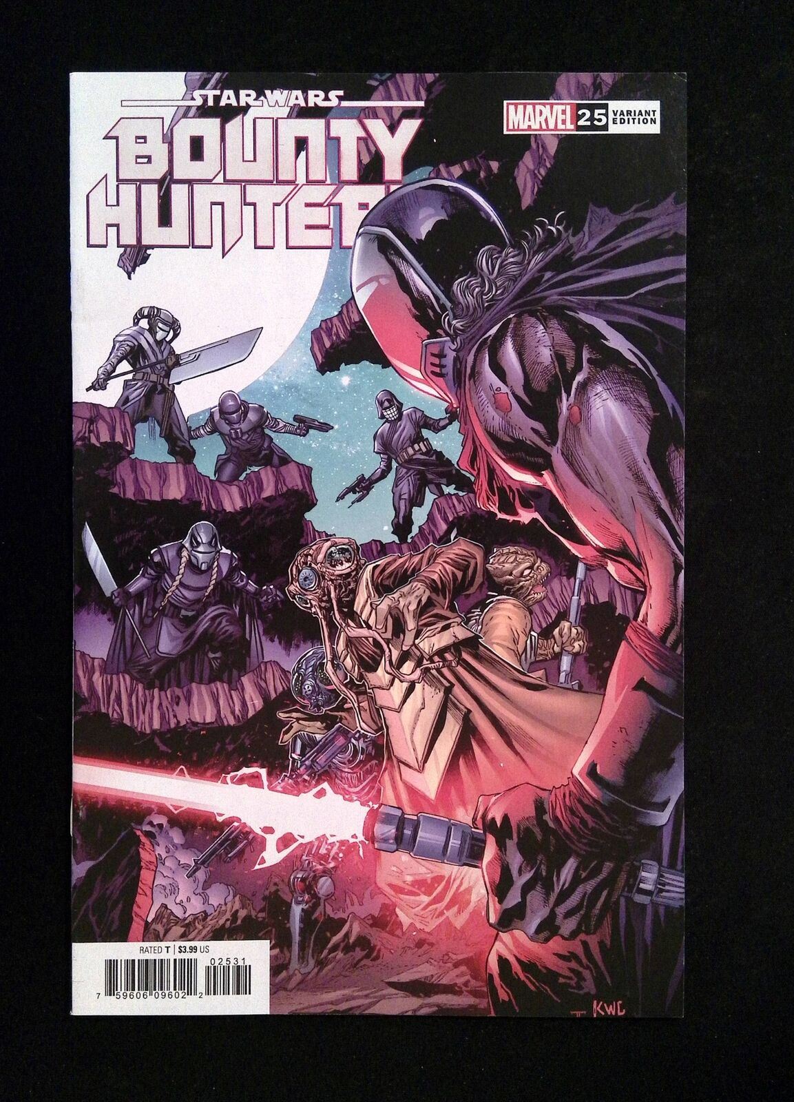 Star Wars Bounty Hunters #25C Marvel Comics 2022 VF+ Lashley Variant