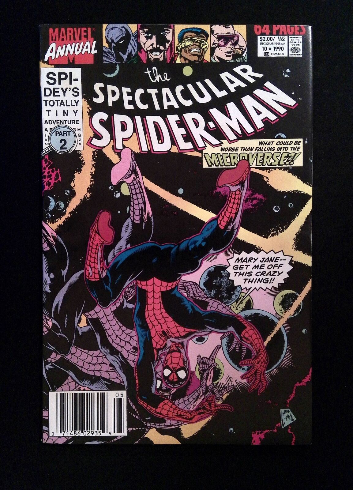 Spectacular Spider-Man Annual #10 Marvel Comics 1990 VF+ Newsstand