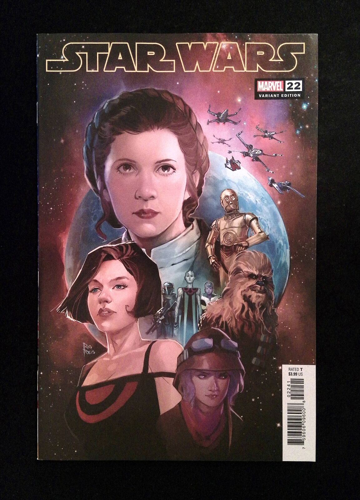 Star Wars #22D Marvel Comics 2022 VF/NM Reis Variant