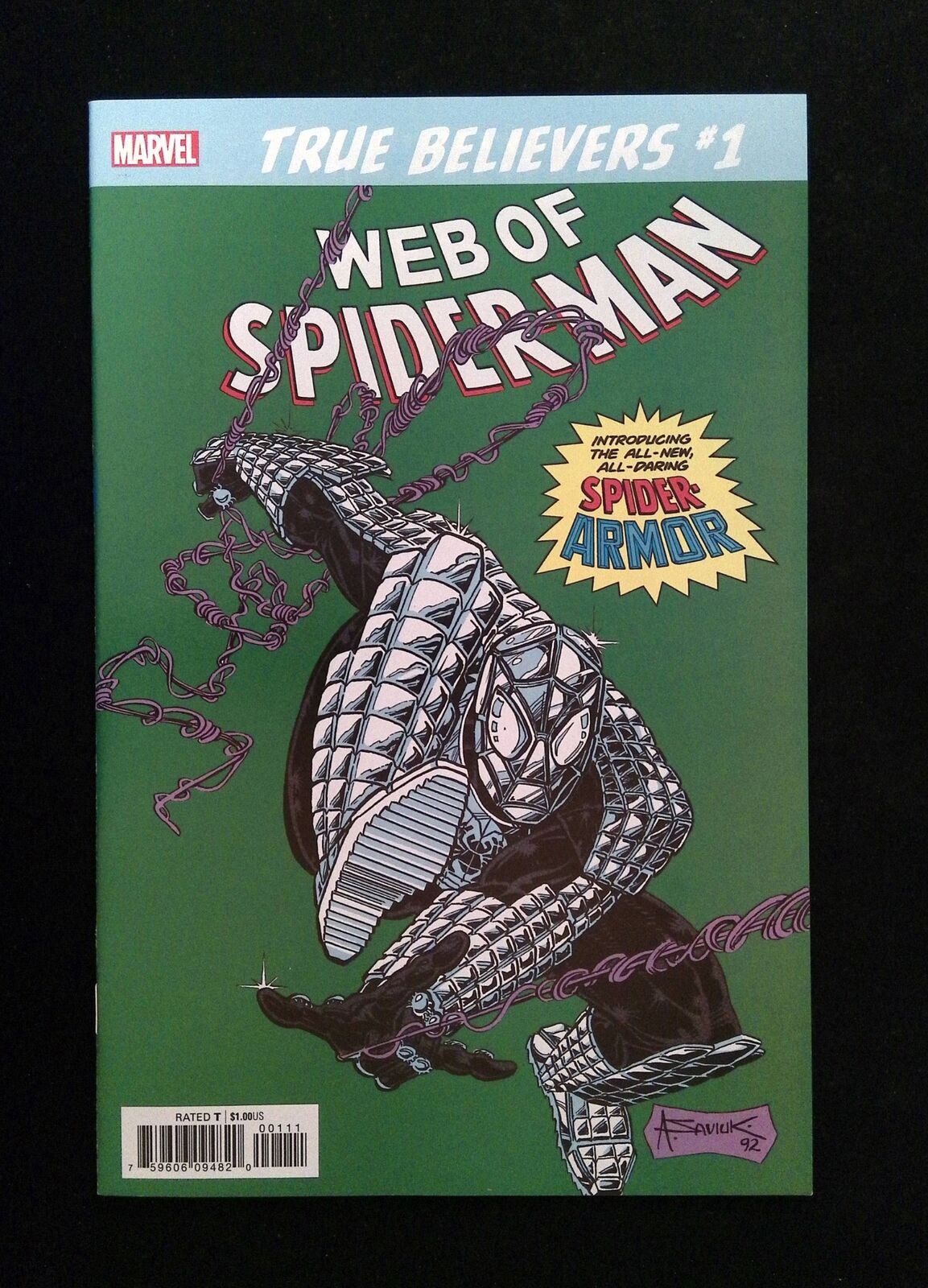 True Believers Spider-Armor #1 Marvel Comics 2019 VF+