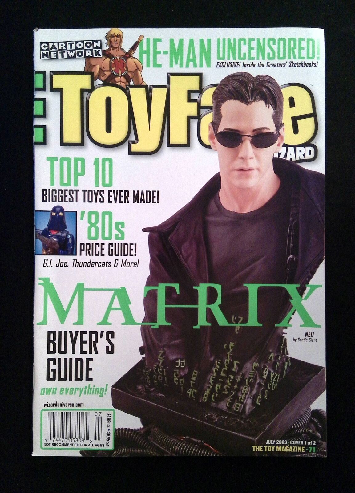 Toyfare #71B Comics 2003 VF NEWSSTAND VARIANT COVER