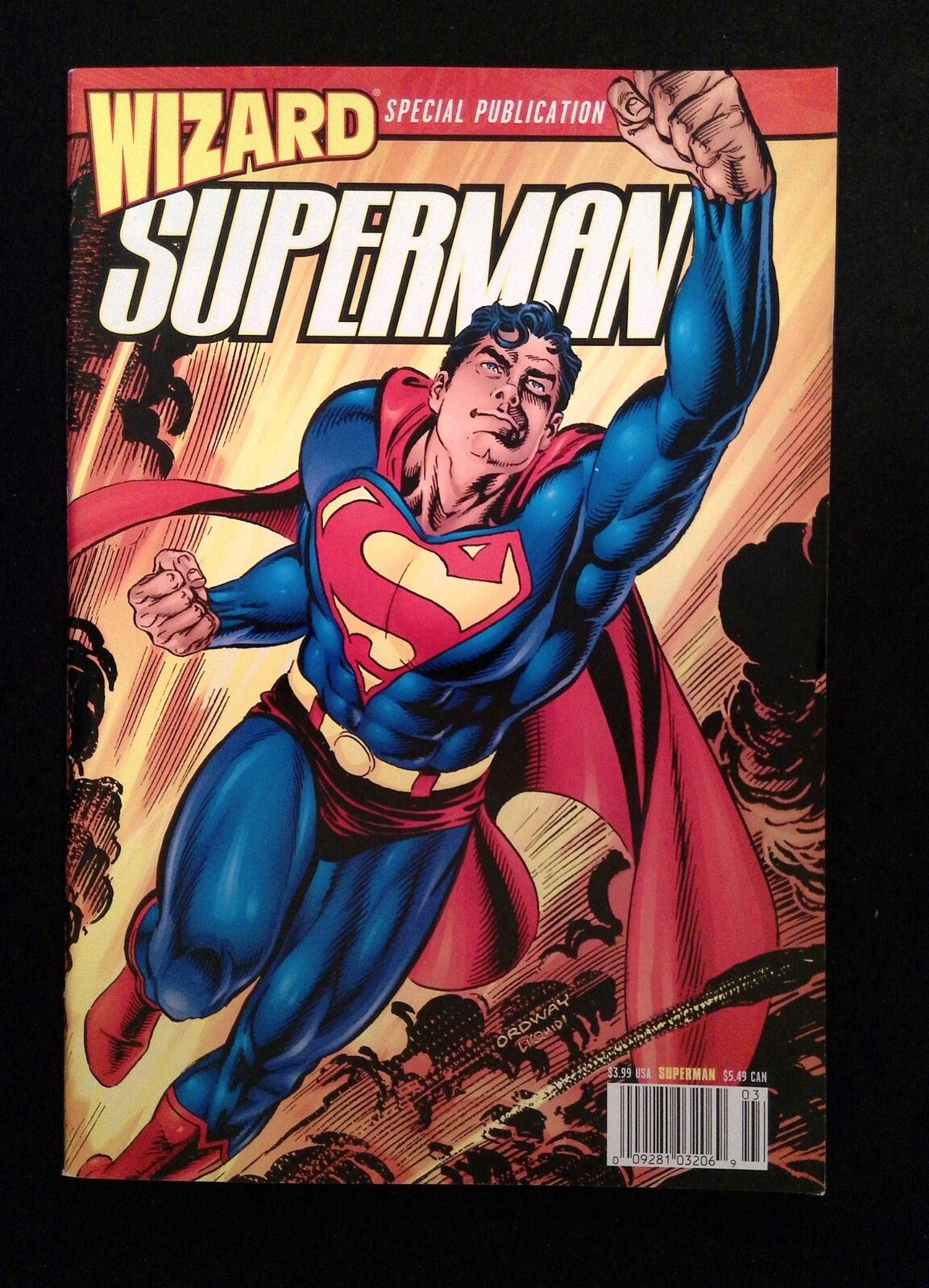 Wizard Superman Special #1U WIZARD Comics 1998 VF/NM NEWSSTAND VARIANT COVER