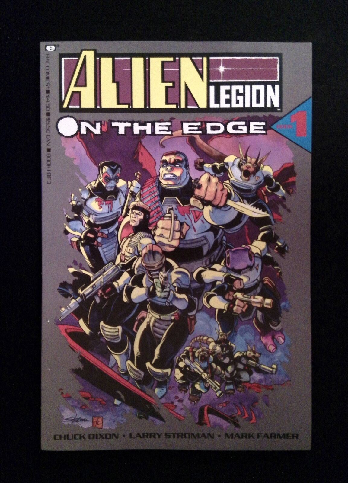Alien Legion On The Edge #1 Marvel Comics 1990 NM
