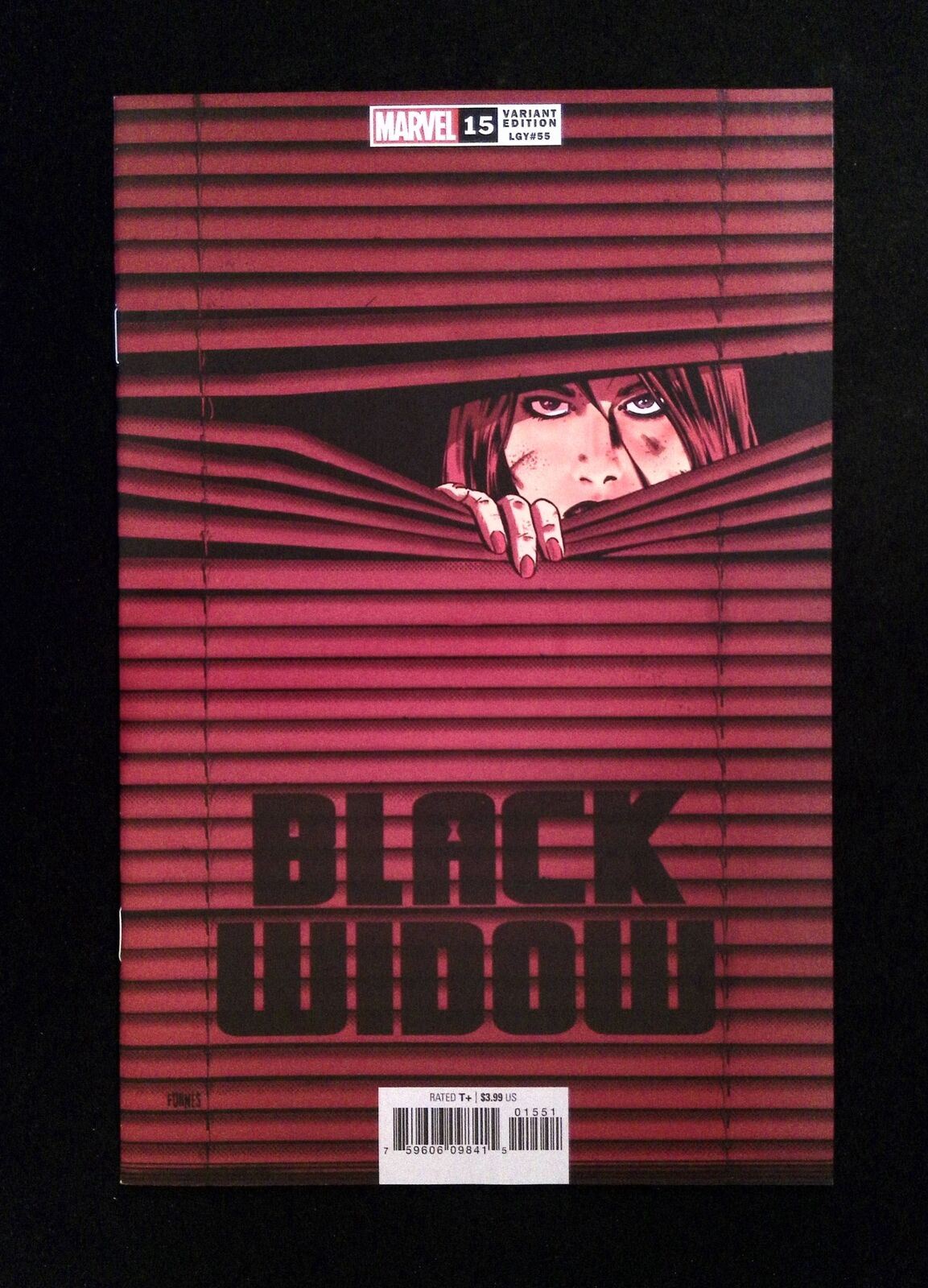 Black Widow #15E Marvel Comics 2022 VF/NM Fornes Variant