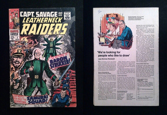 Captain Savage #2  MARVEL Comics 1968 VG+
