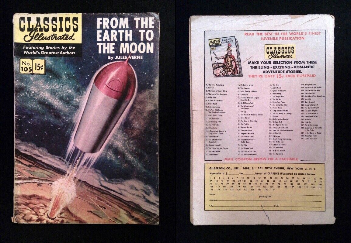 Classics Illustrated #105 JACK LAKE PRODUCTIONS Comics 2012 VG-