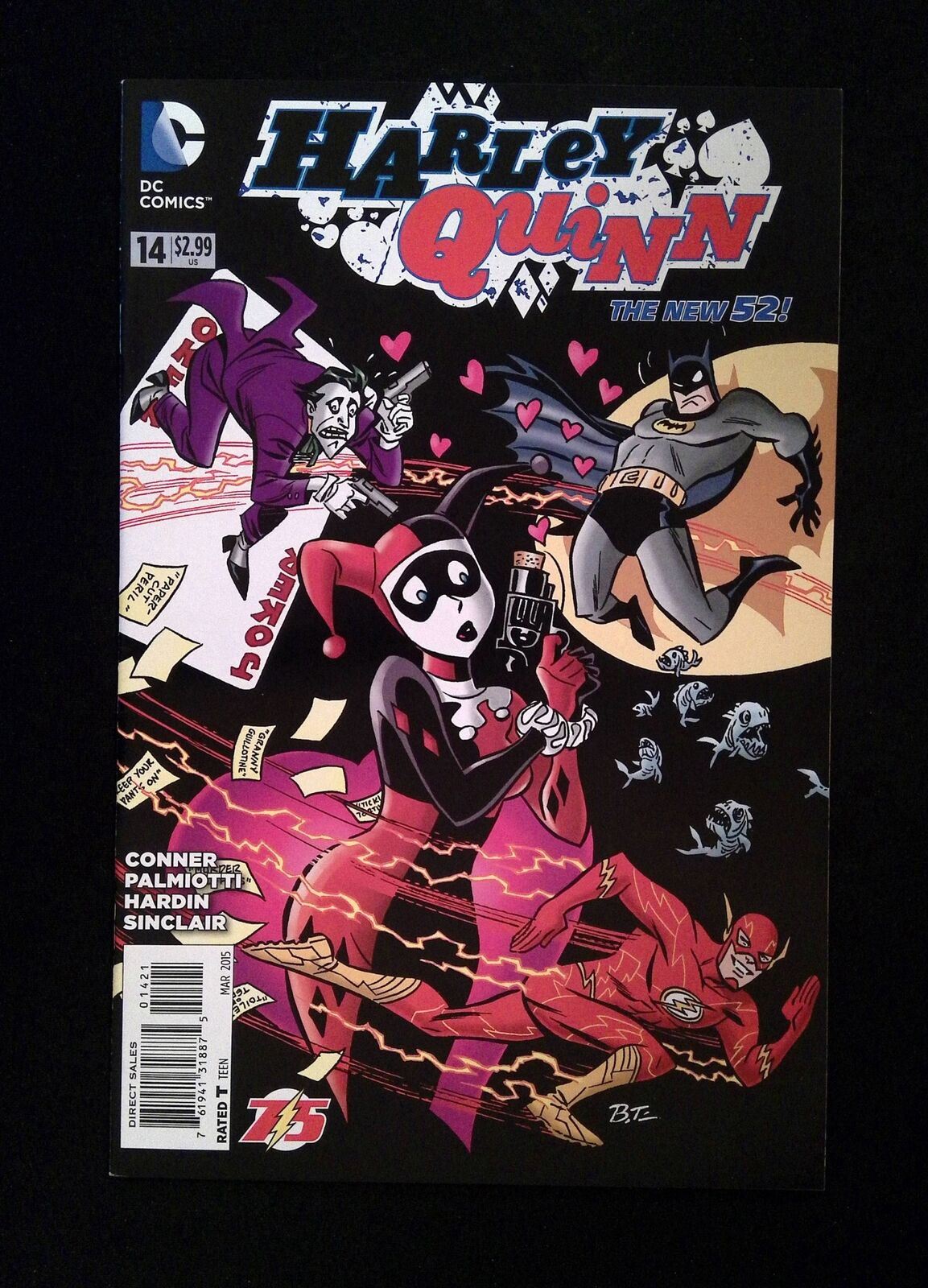 Harley Quinn #14B DC Comics 2015 NM Flash 75 Variant