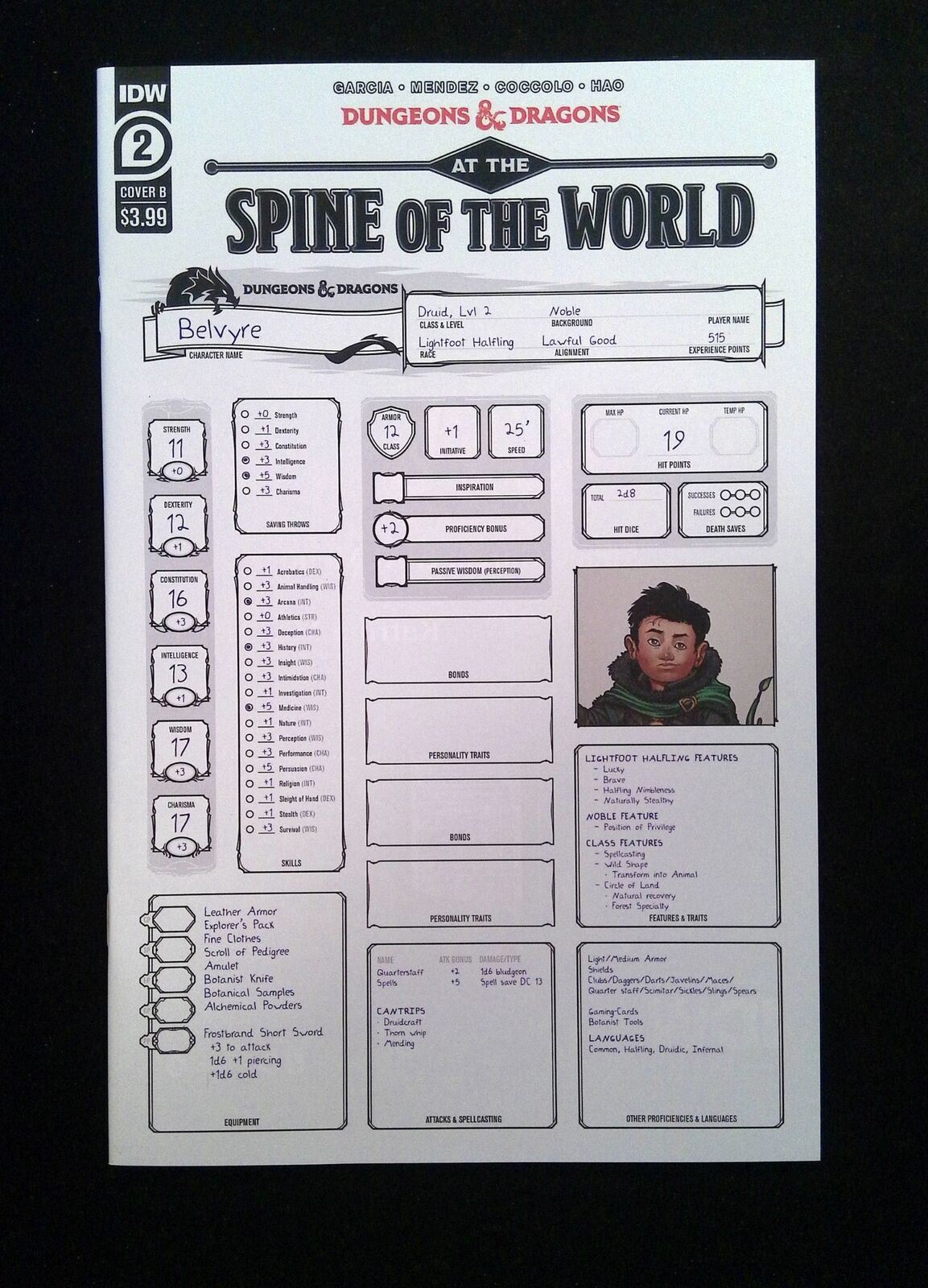 Dungeons and Dragons At The Spine Of The World #2 IDW Comics 2021 NM+