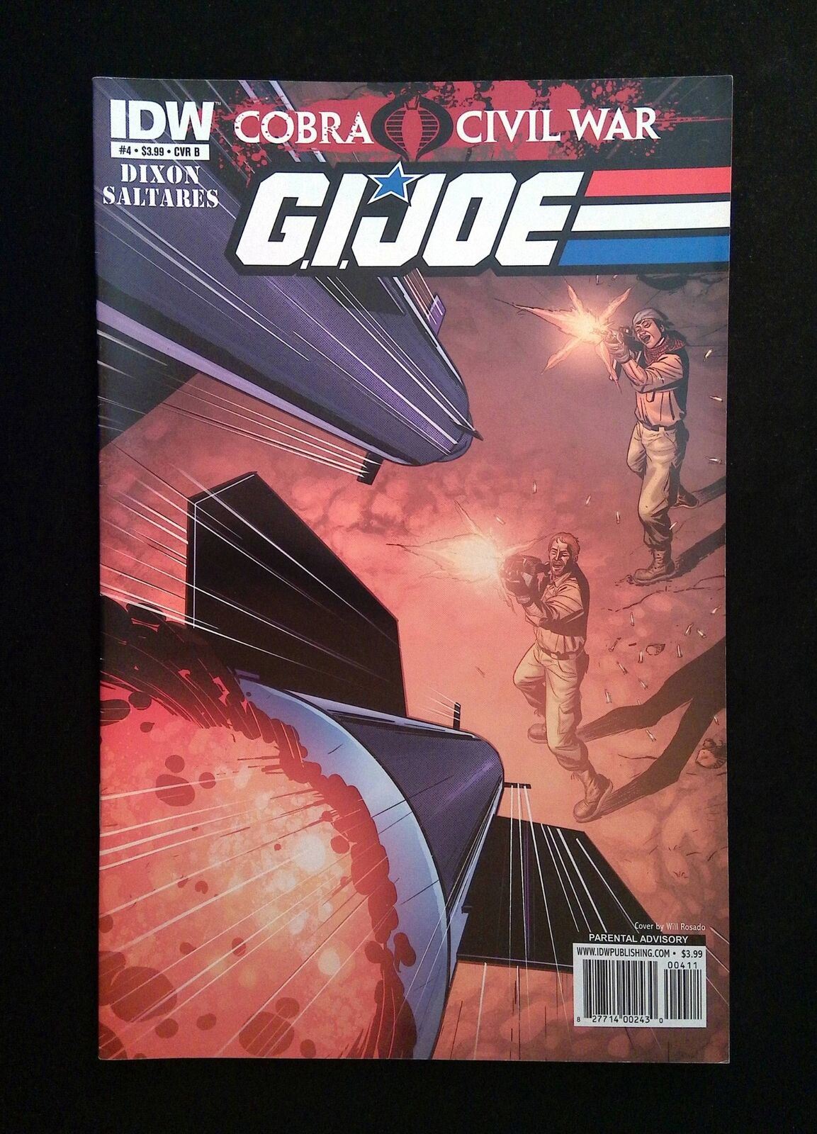 GI Joe #4B IDW Comics 2011 VF+ ROSADO VARIANT