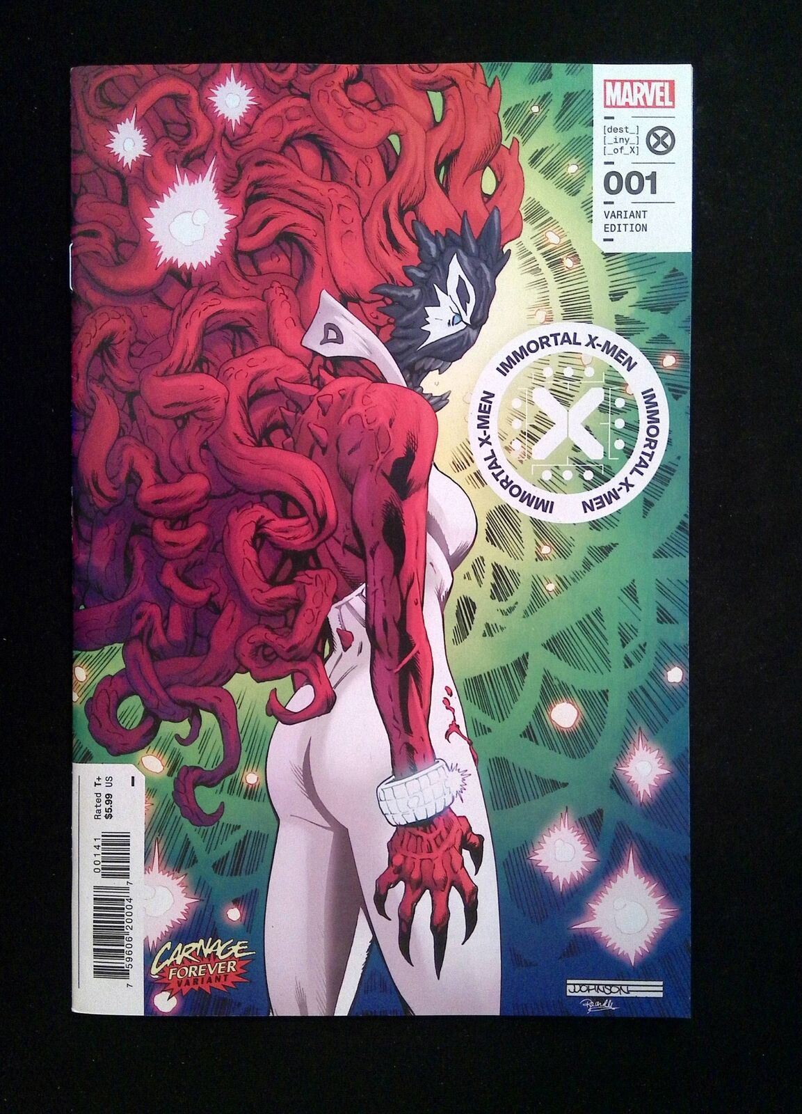 Immortal X-Men #1D MARVEL Comics 2022 VF/NM JOHNSON VARIANT