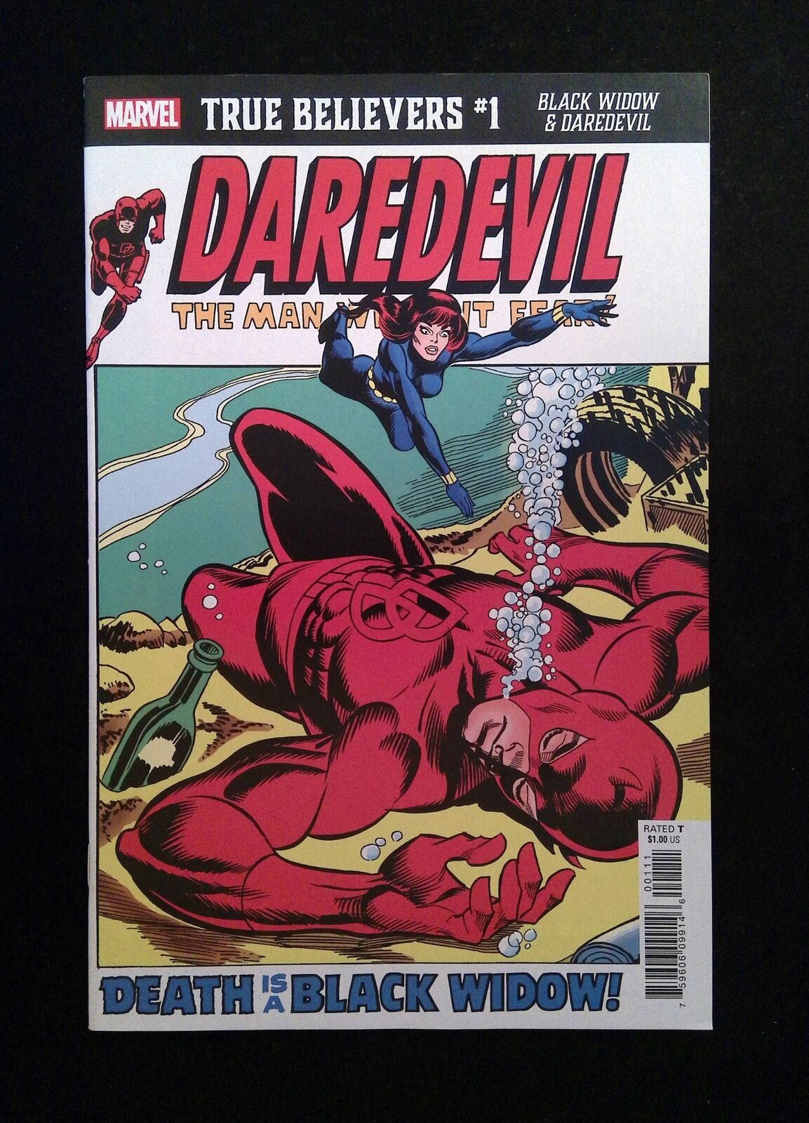 True Believers Black Widow And Daredevil #1 MARVEL Comics 2020 NM