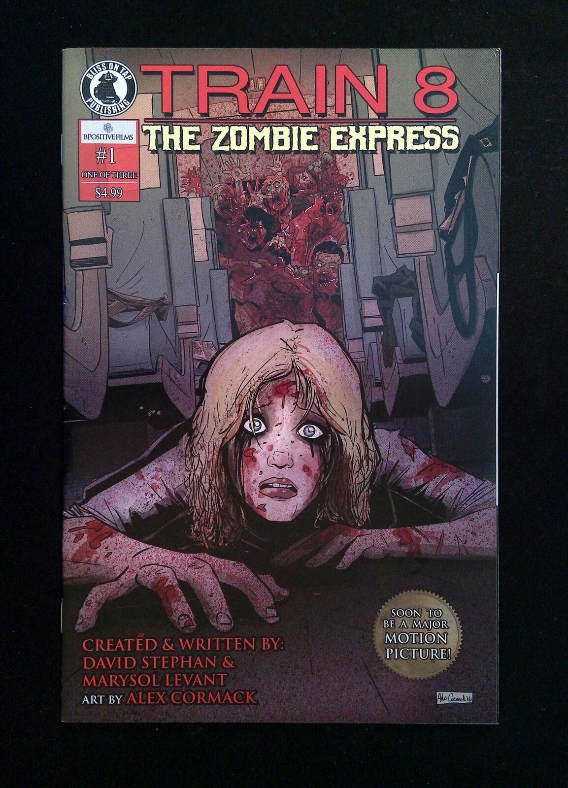 Train 8 The Zombie Express #1 Bliss On Tap Comics 2017 VF+