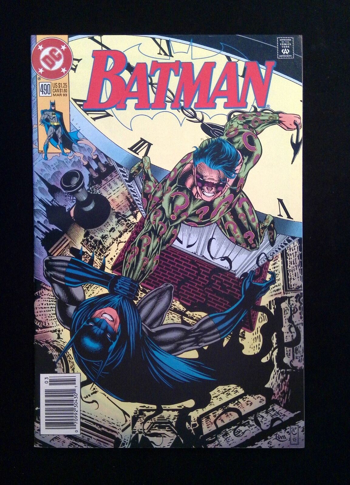 Batman #490 DC Comics 1993 NM- NEWSSTAND