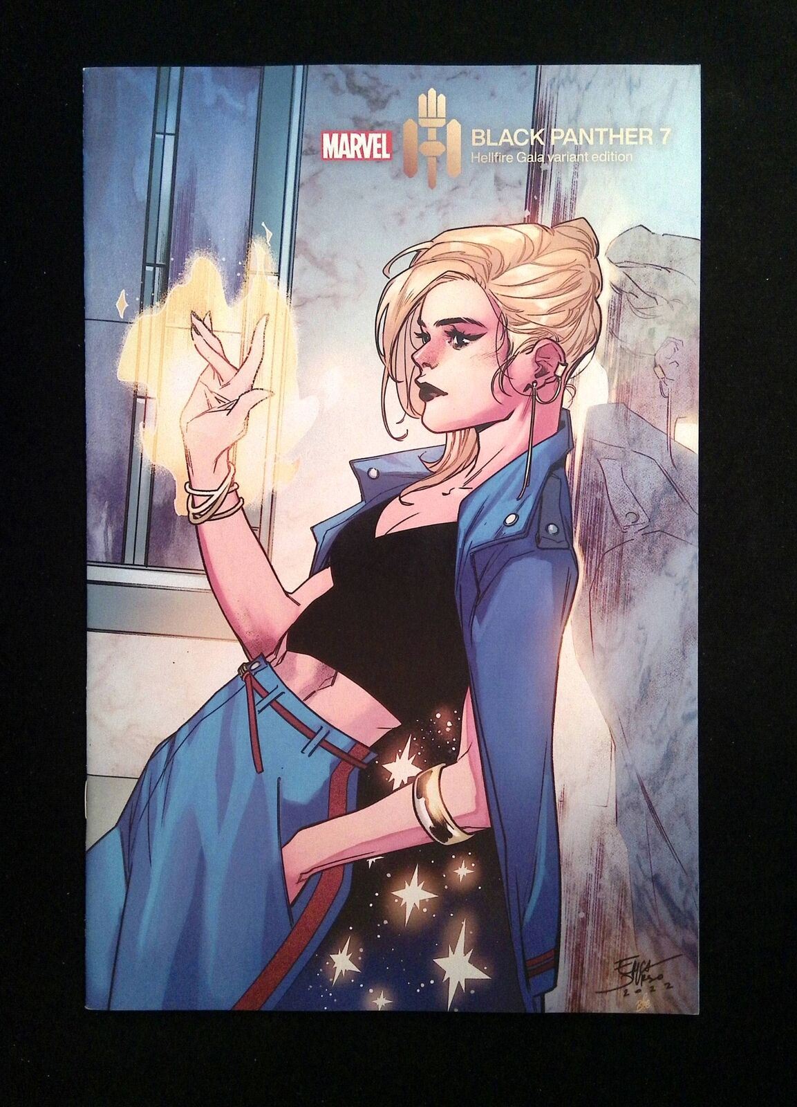 Black Panther #7B (8th Series) Marvel Comics 2022 NM D'Urso Variant