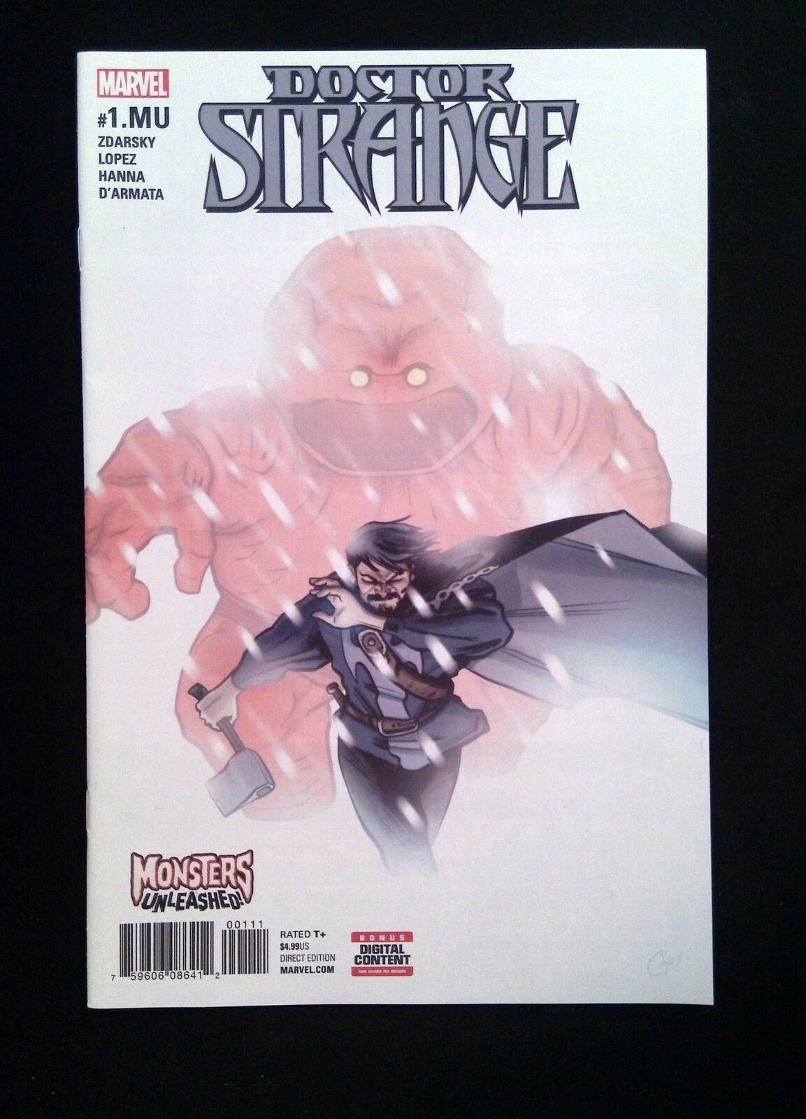 Doctor Strange #1.MUA (5TH SERIES) MARVEL Comics 2017 VF/NM Zdarsky Variant