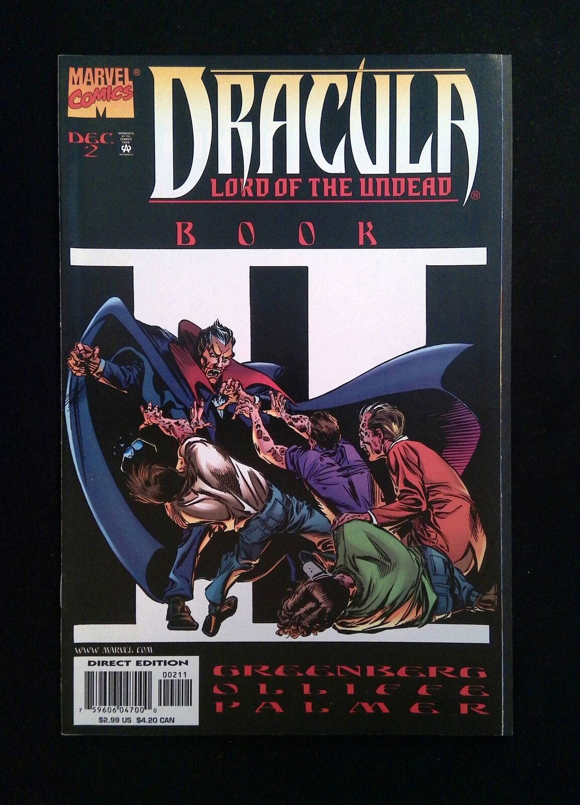 Dracula Lord of the Undead #2 MARVEL Comics 1998 NM-