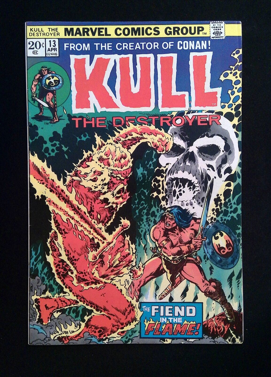 Kull the Conqueror #13 MARVEL Comics 1974 VF