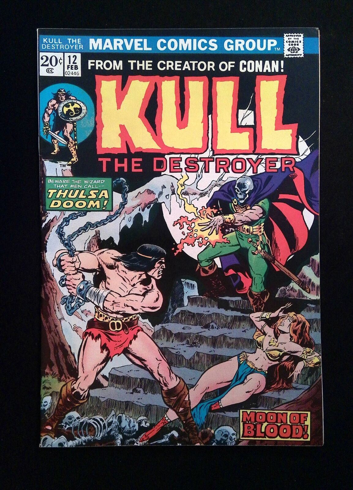 Kull the Conqueror #12 MARVEL Comics 1974 VF+
