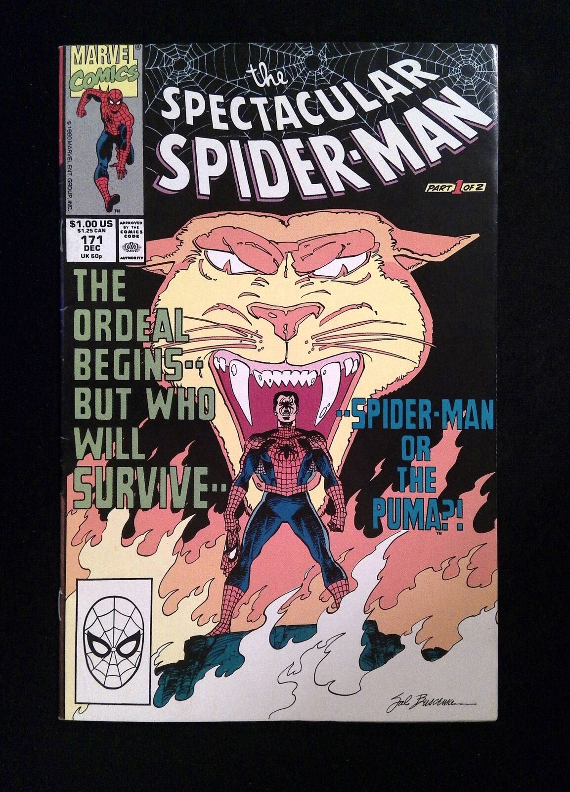 Spectacular Spider-Man #171 MARVEL Comics 1990 VF