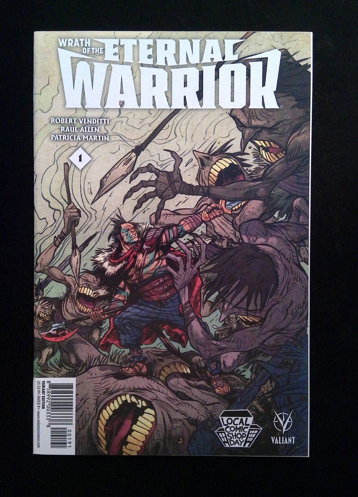 Wrath Of The Eternal Warrior #1LOCAL VALIANT Comics 2015 NM VARIANT COVER