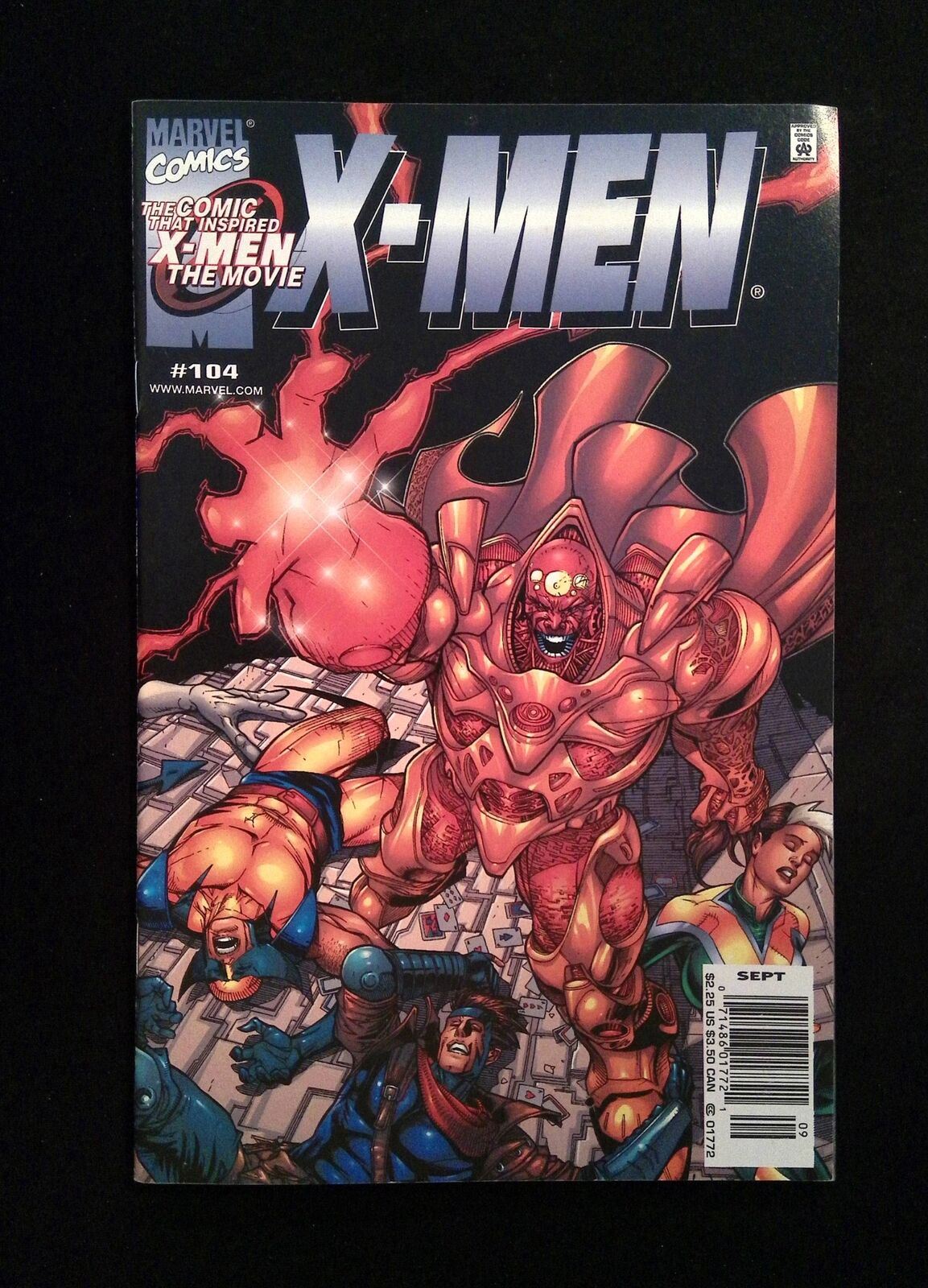 X-Men #104 MARVEL Comics 2000 VF/NM NEWSSTAND