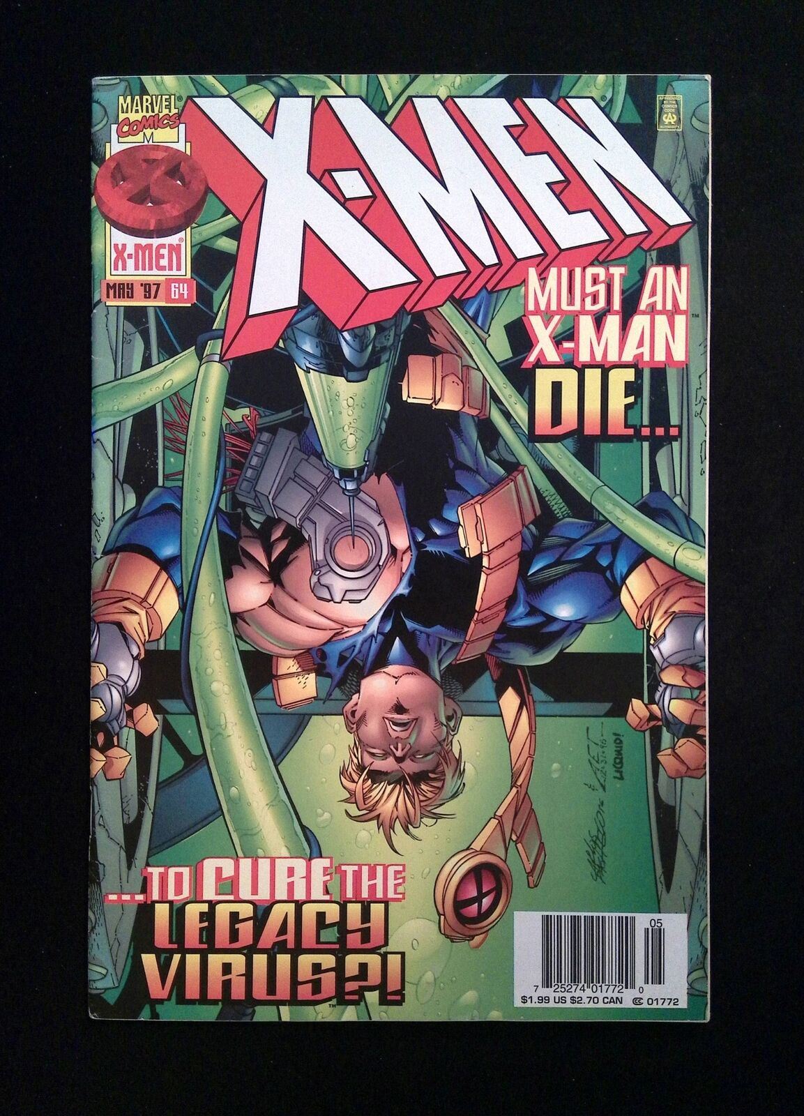 X-Men #64 MARVEL Comics 1997 VF NEWSSTAND