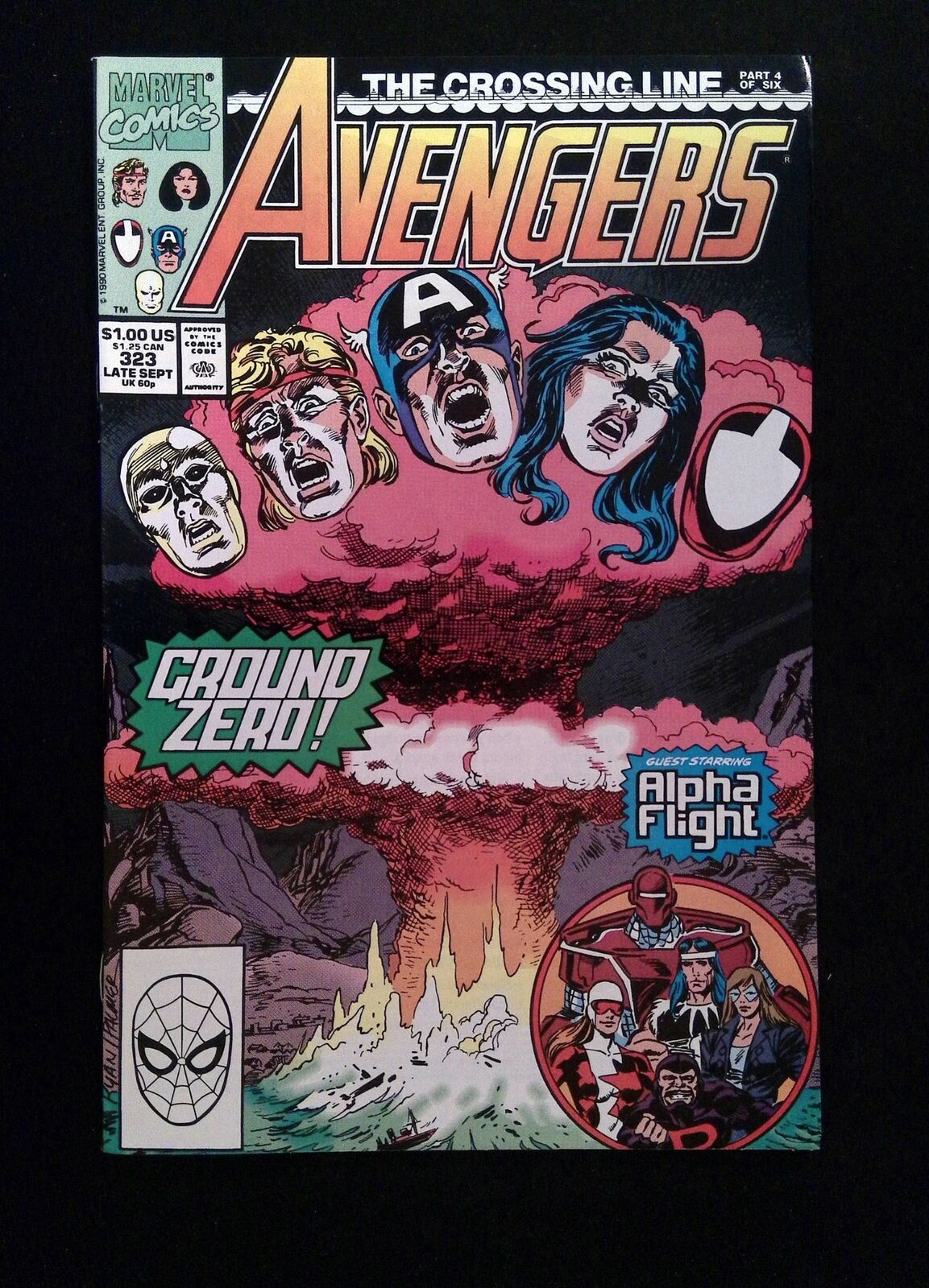 Avengers #323 MARVEL Comics 1990 VF+
