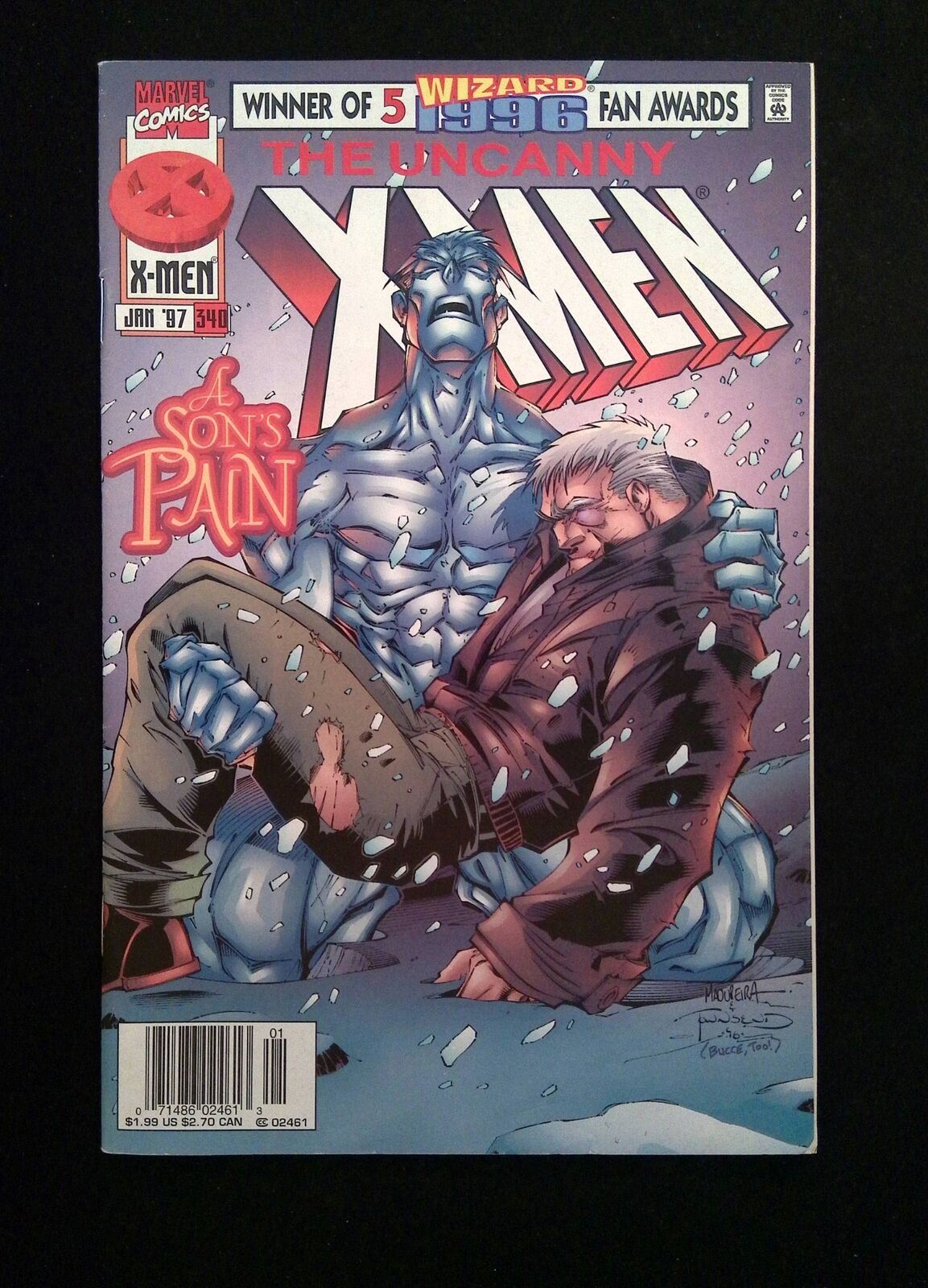 Uncanny X-Men #340 MARVEL Comics 1997 VF+ NEWSSTAND