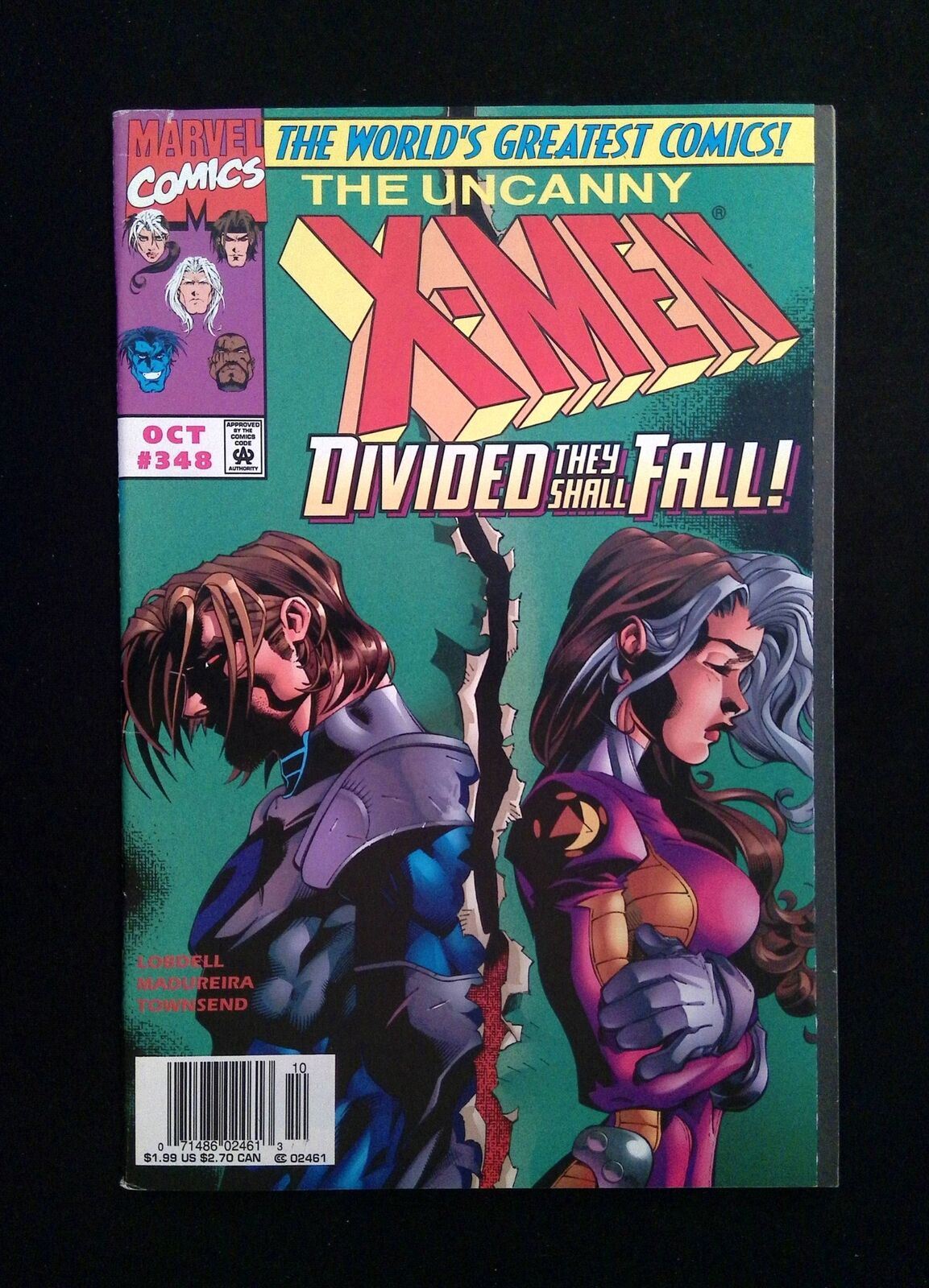 Uncanny X-Men #348 MARVEL Comics 1997 VF+ NEWSSTAND