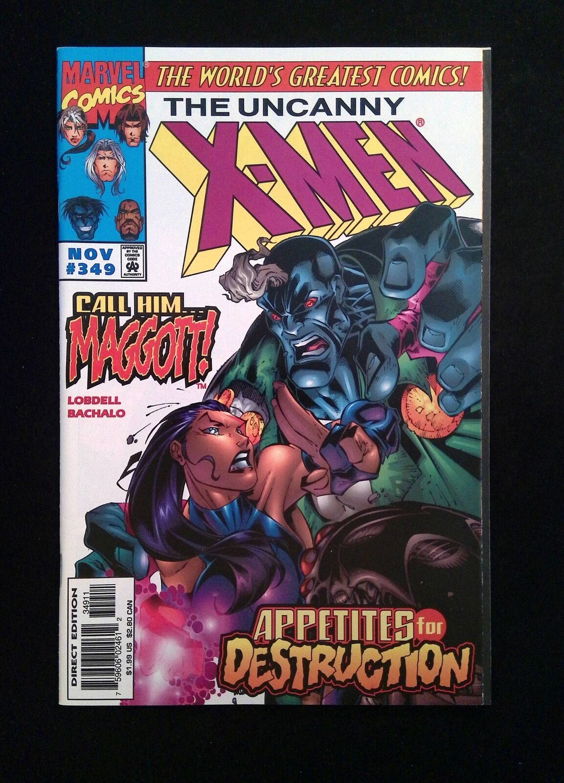 Uncanny X-Men #349 MARVEL Comics 1997 NM-