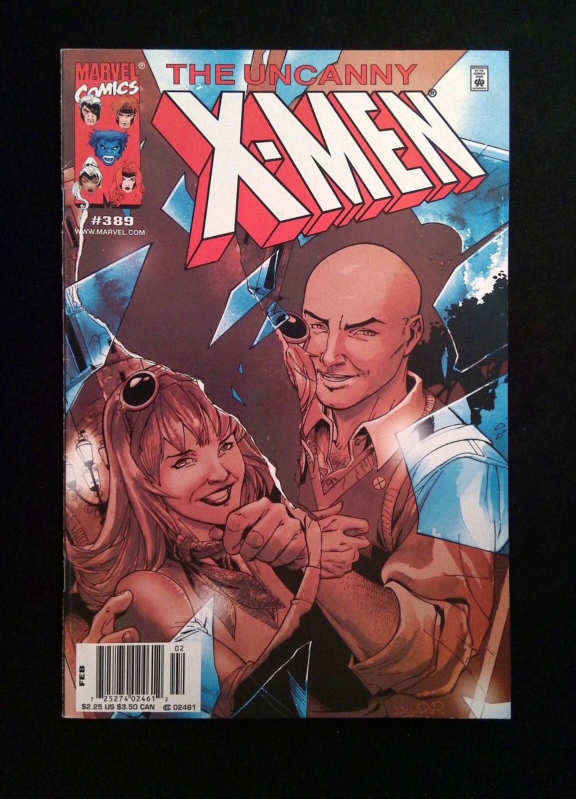 Uncanny X-Men #389 MARVEL Comics 2001 VF+ NEWSSTAND