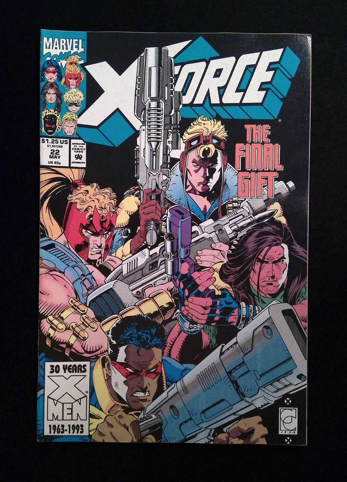 X-Force #22 MARVEL Comics 1993 VF+
