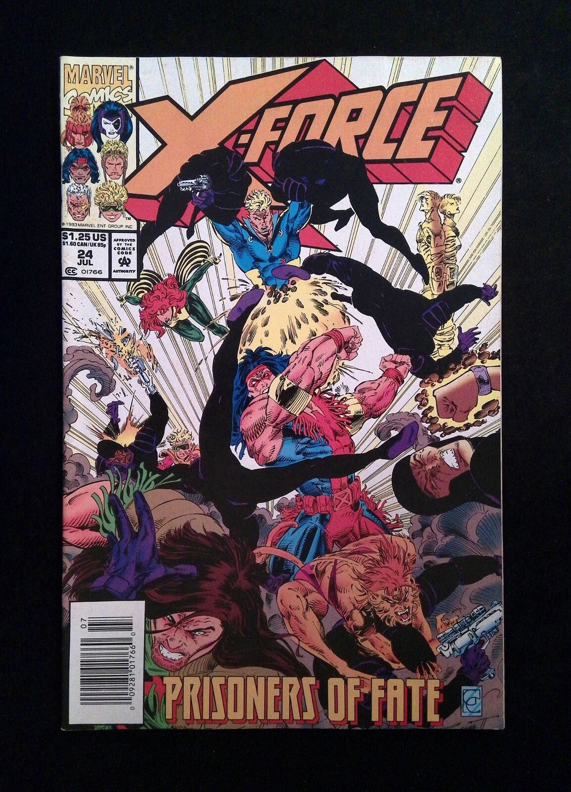 X-Force #24 MARVEL Comics 1993 VF+ NEWSSTAND