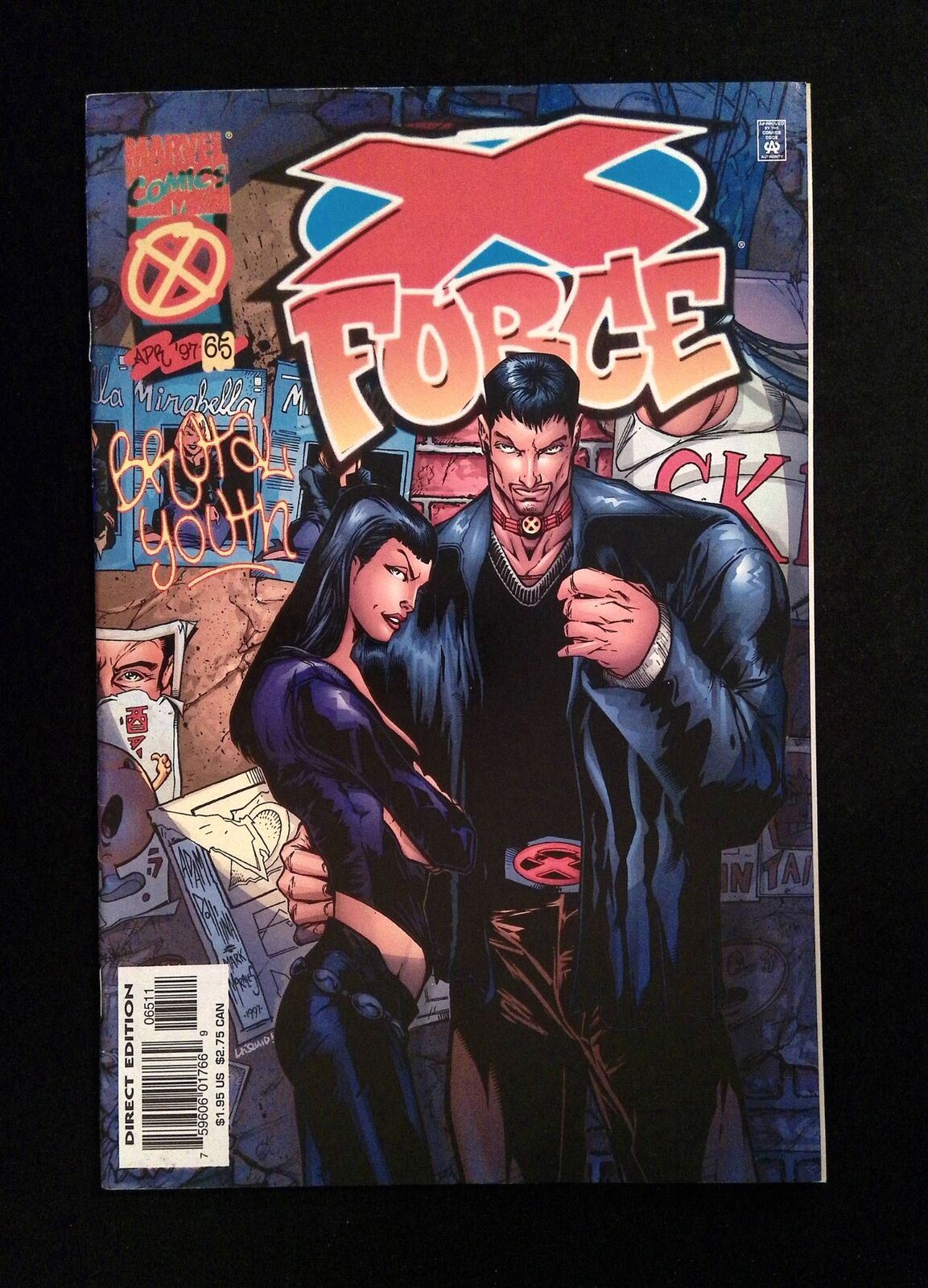 X-Force #65 MARVEL Comics 1997 VF+