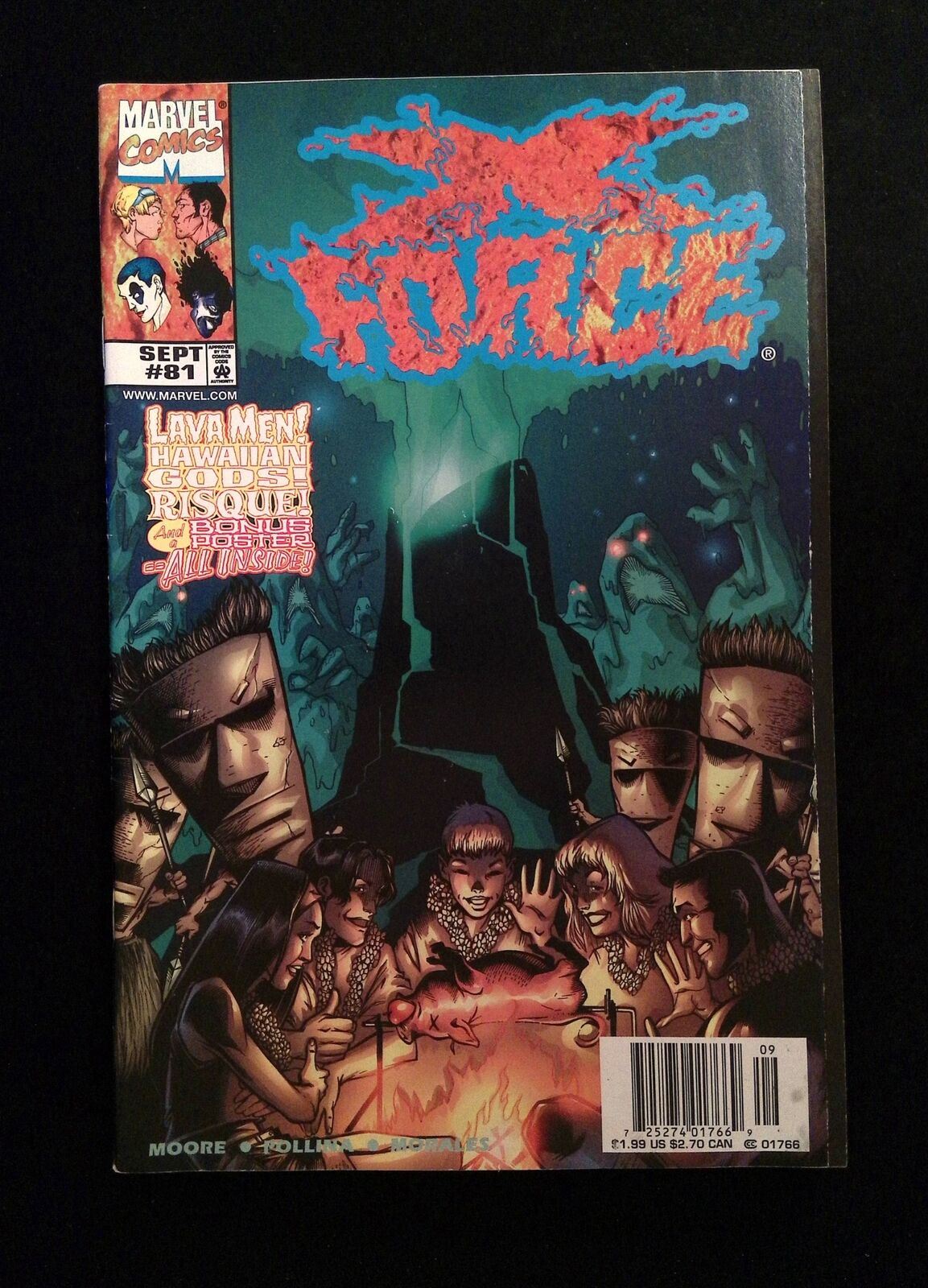 X-Force #81 MARVEL Comics 1998 VF+ NEWSSTAND