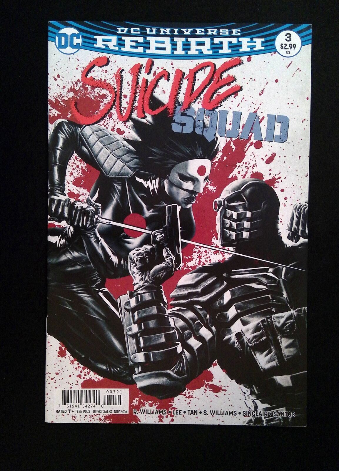 Suicide Squad #3B DC Comics 2016 VF+ Bermejo Variant