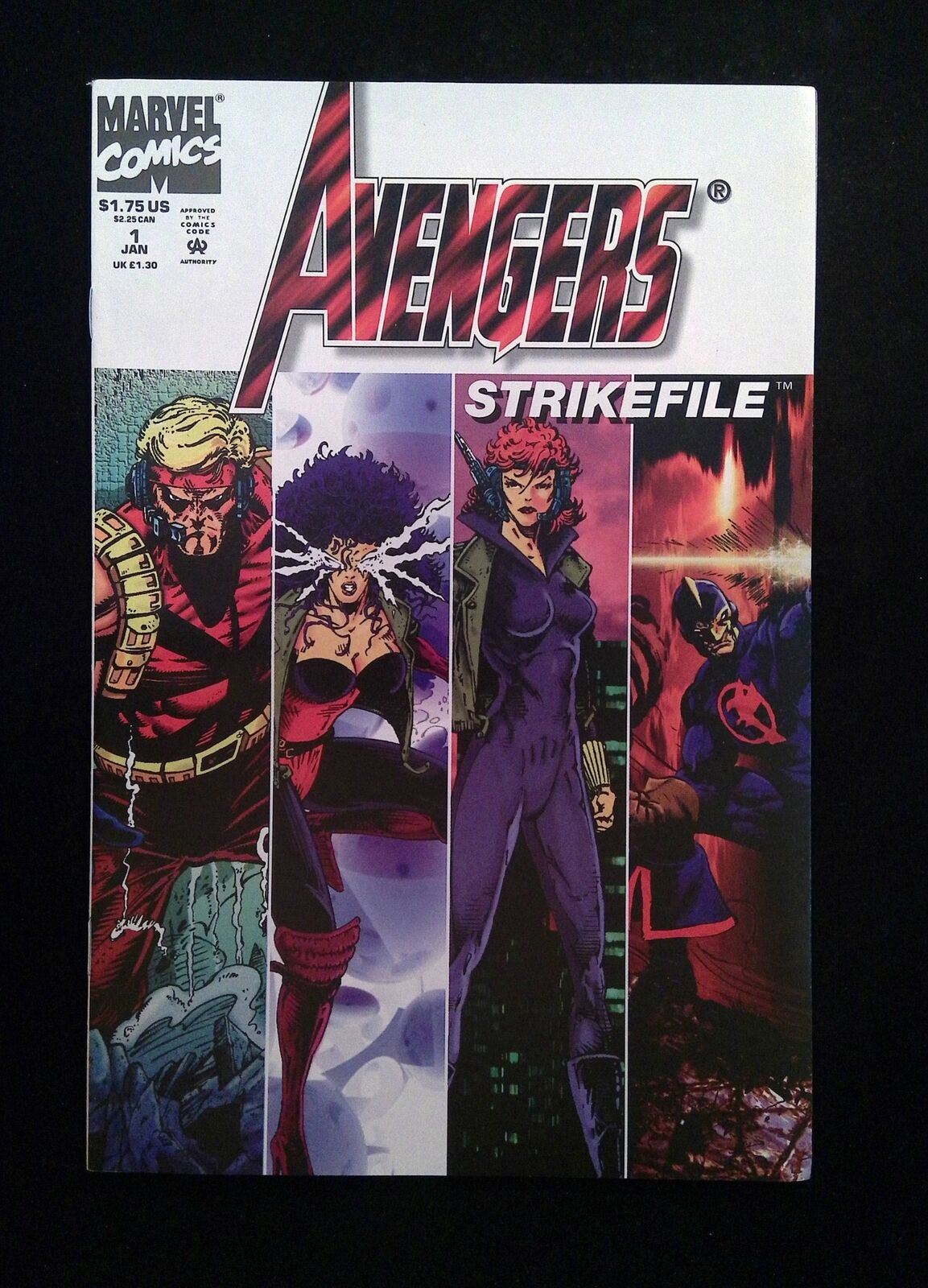 Avengers Strikefile #1 Marvel Comics 1994 VF/NM