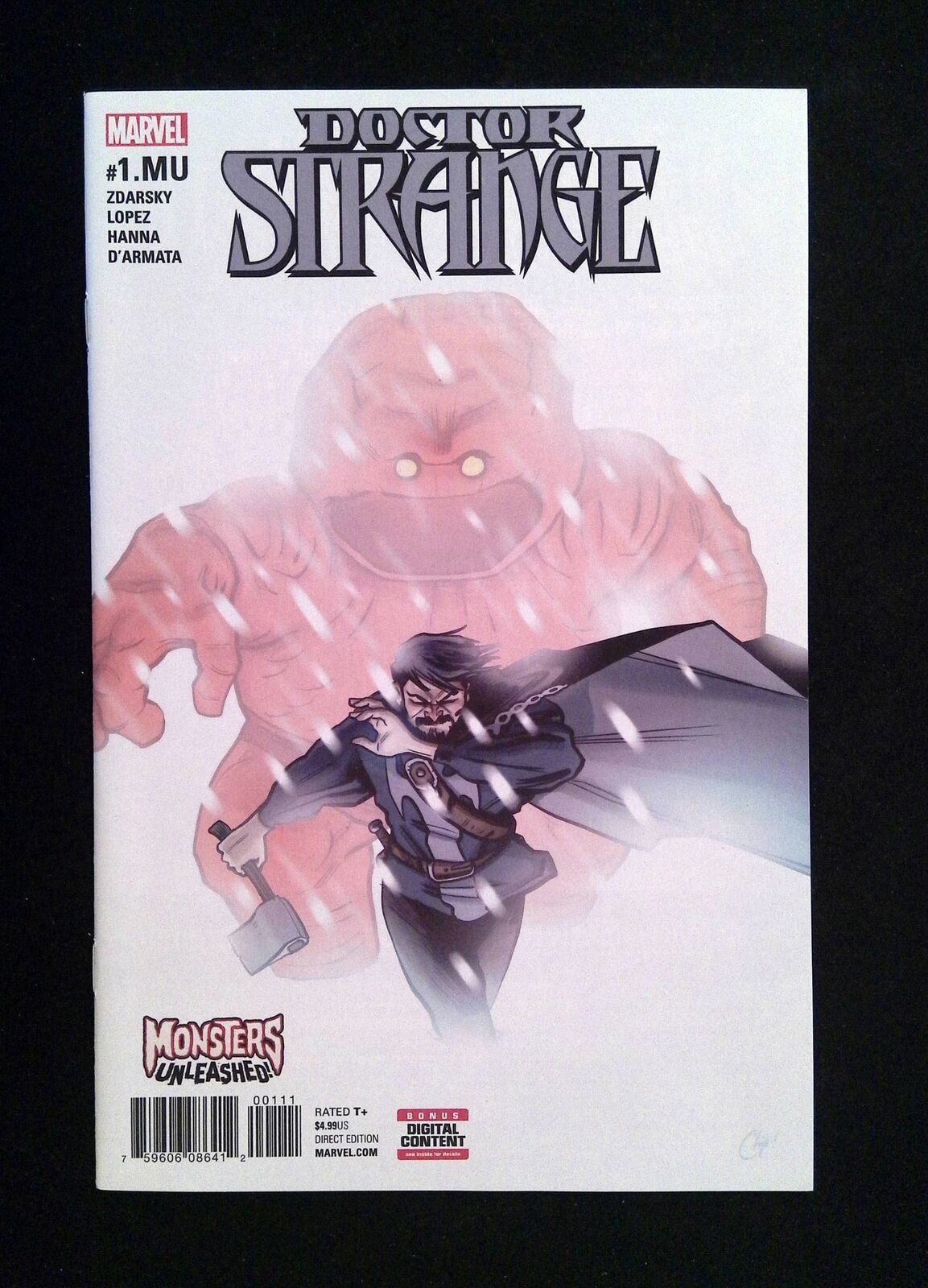 Doctor Strange #1.MU.A (5TH SERIES) MARVEL Comics 2017 VF/NM VARIANT COVER