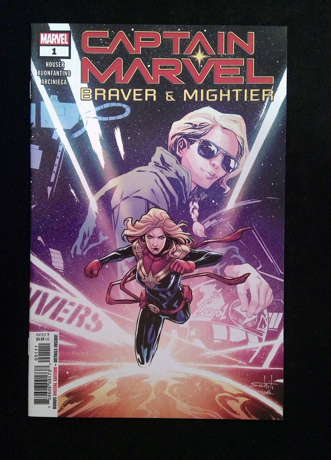 Captain Marvel Braver and Mightier #1 Marvel Comics 2019 VF/NM