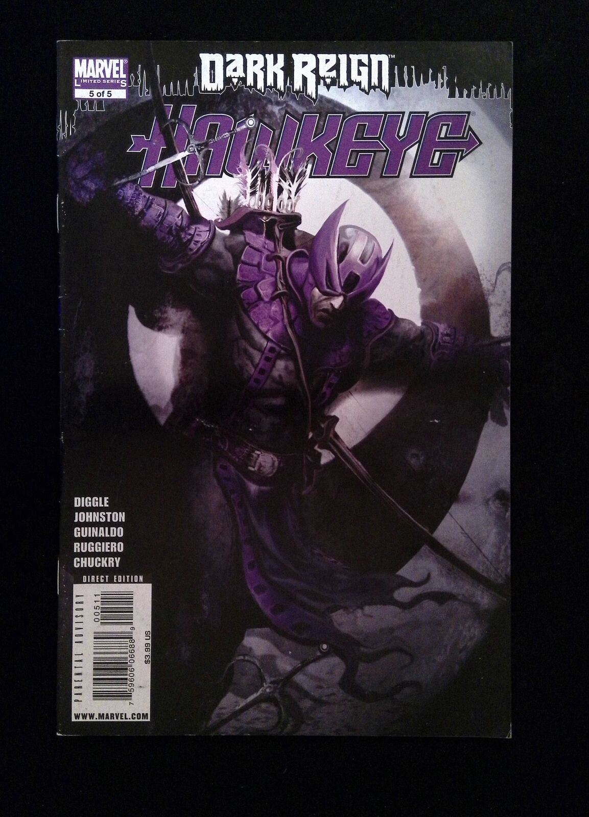 Dark Reign Hawkeye #5 Marvel Comics 2009 VF