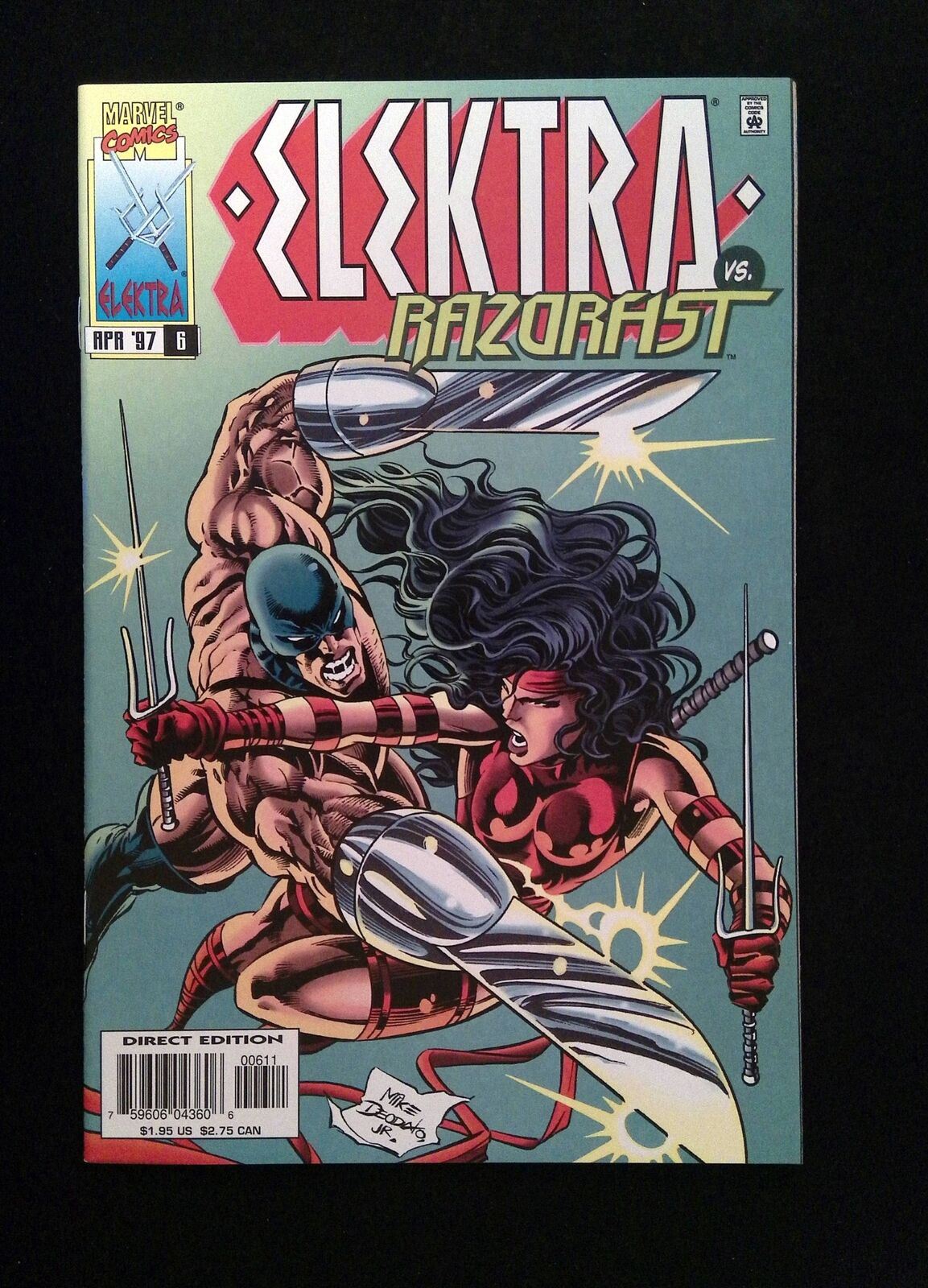 Elektra #6 MARVEL Comics 1997 VF+