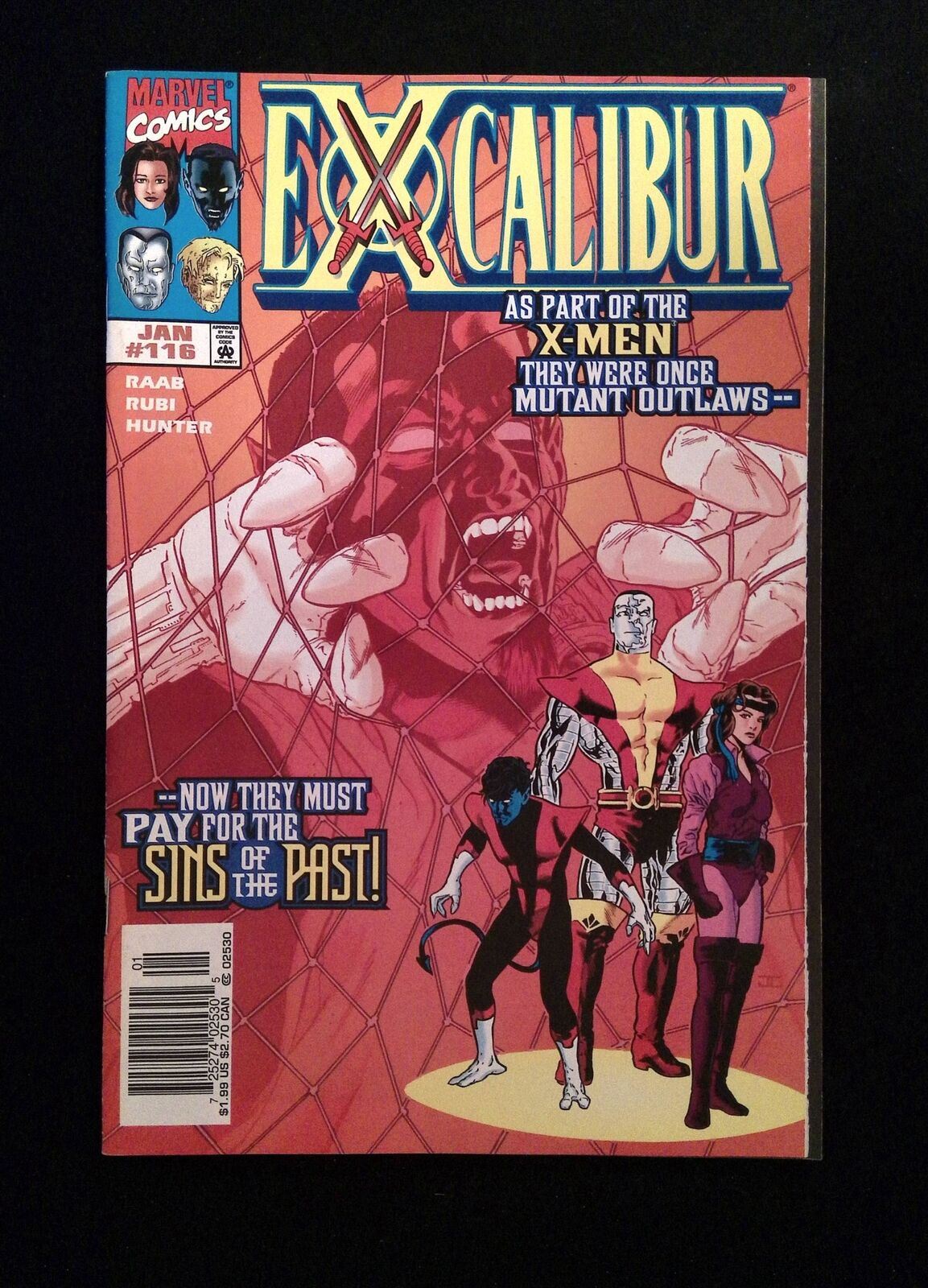 Excalibur #116 Marvel Comics 1998 VF+ Newsstand