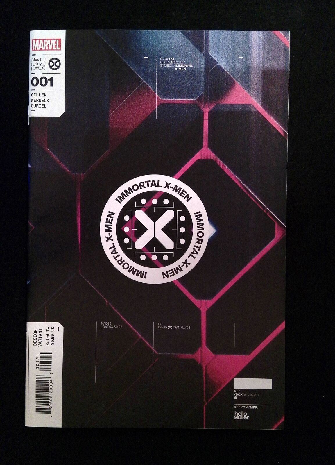 Immortal X-Men #1B MARVEL Comics 2022 NM Muller Variant