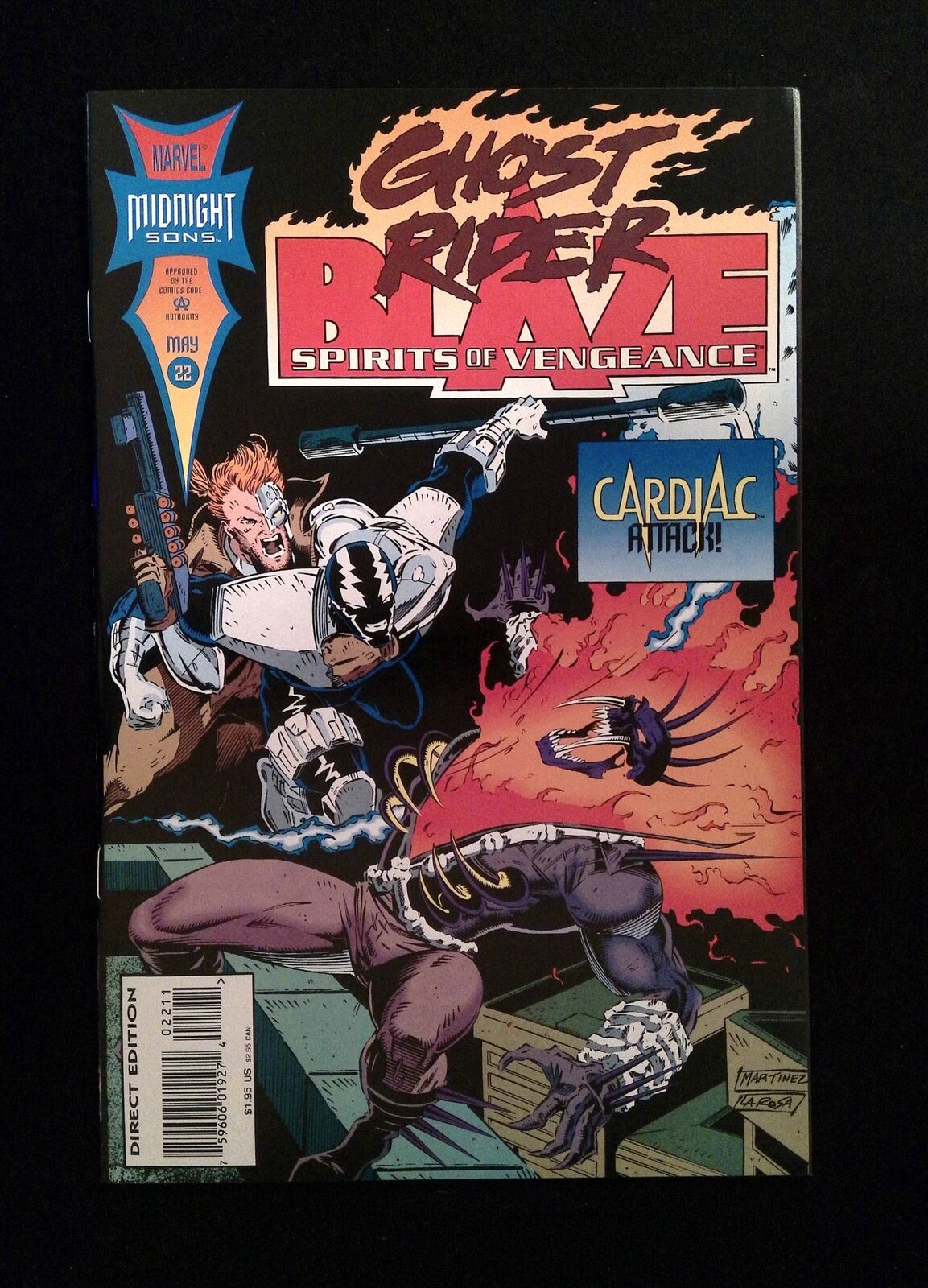 Ghost Rider Blaze Spirits of Vengeance #22 Marvel Comics 1994 NM