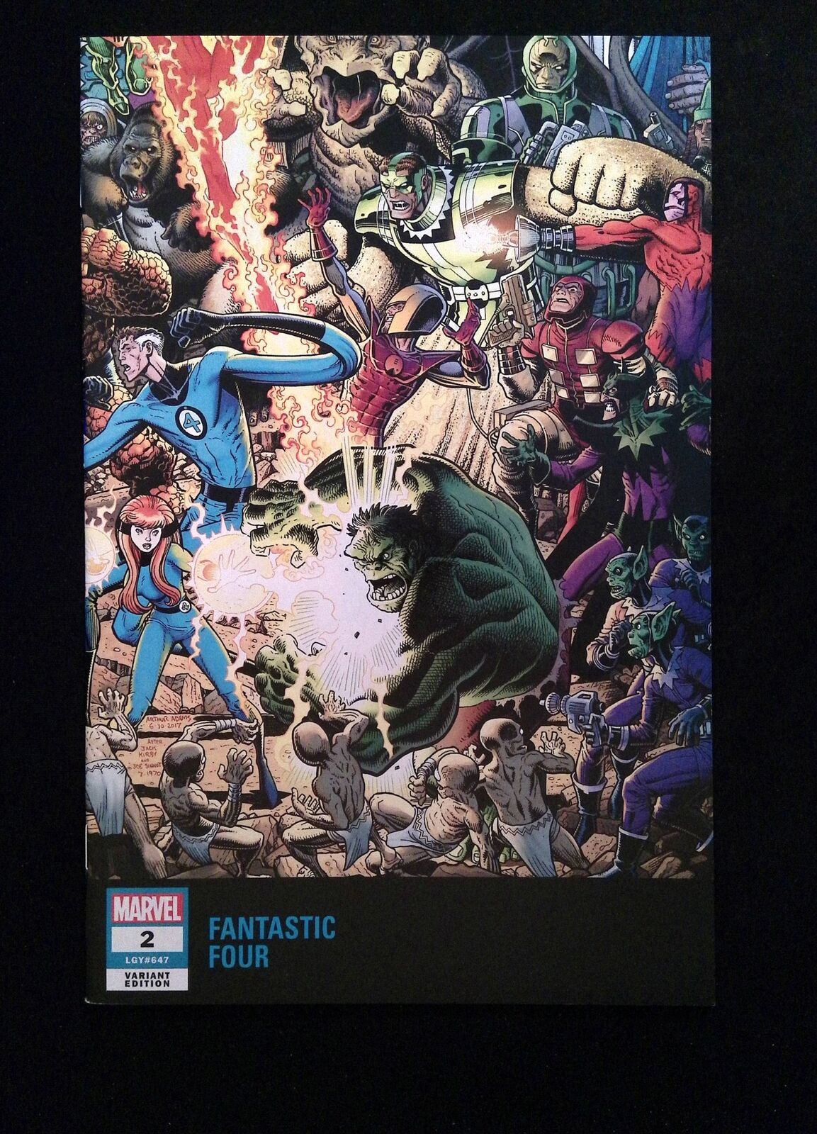 Fantastic Four #2C (6TH SERIES) MARVEL Comics 2018 NM ADAMS VARIANT
