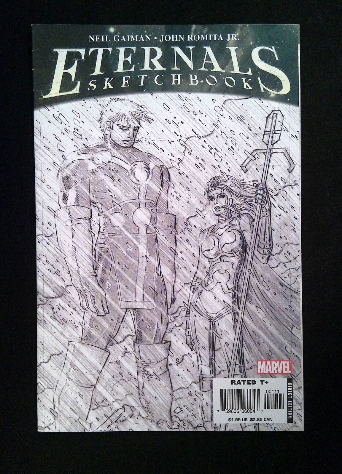 Eternals Sketchbook #1 MARVEL Comics 2006 VF+